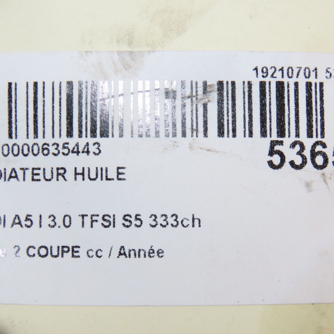 Radiateur huile occasion  79117015P 4