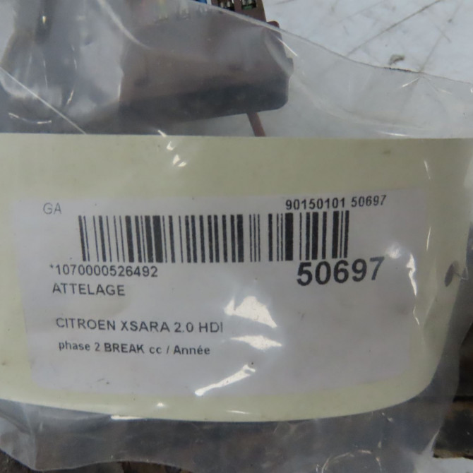 Attelage occasion CITROEN XSARA phase 2 BREAK 09-2000->12-2005 2.0 HDI 90ch 5