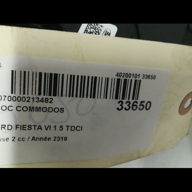 Bloc commodos occasion FORD FIESTA VI Phase 2 11-2012->... 1.5 TDCI 75ch 5