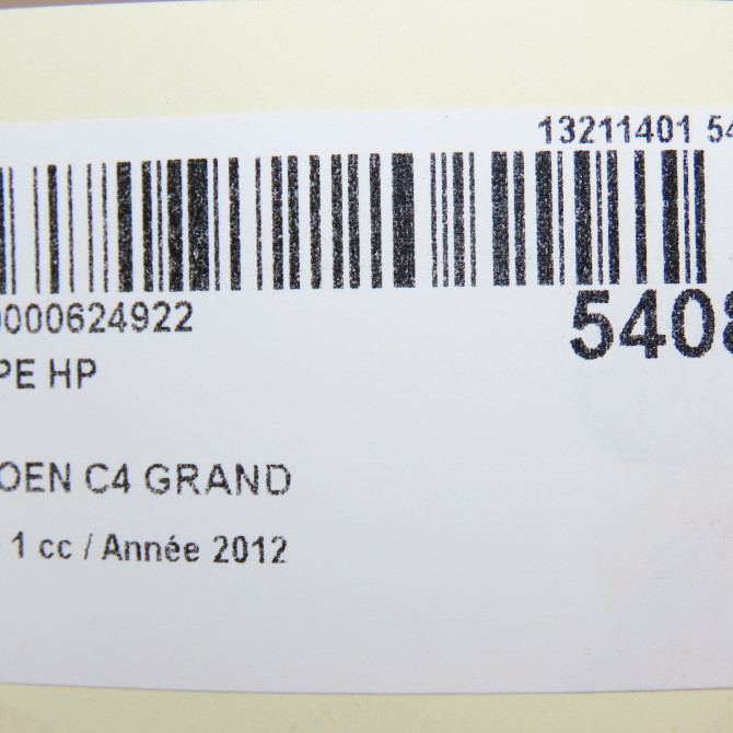 Pompe hp occasion CITROEN C4 GRAND PICASSO I Phase 1 10-2006->09-2013 1.6 HDI 110ch 1920RY 8