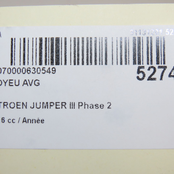 Moyeu avg occasion CITROEN JUMPER III Phase 2 06-2014->... 3307A5 5