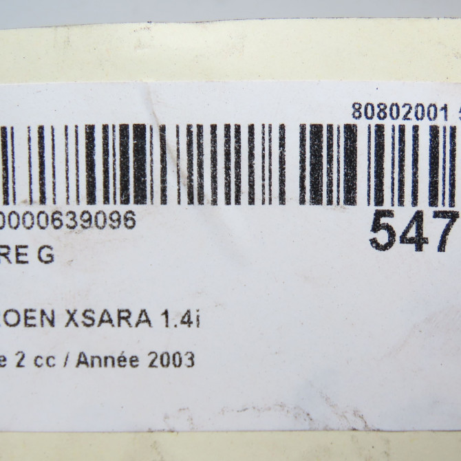 Phare gauche occasion CITROEN XSARA Phase 2 09-2000->12-2005 1.4i 6208J8 6