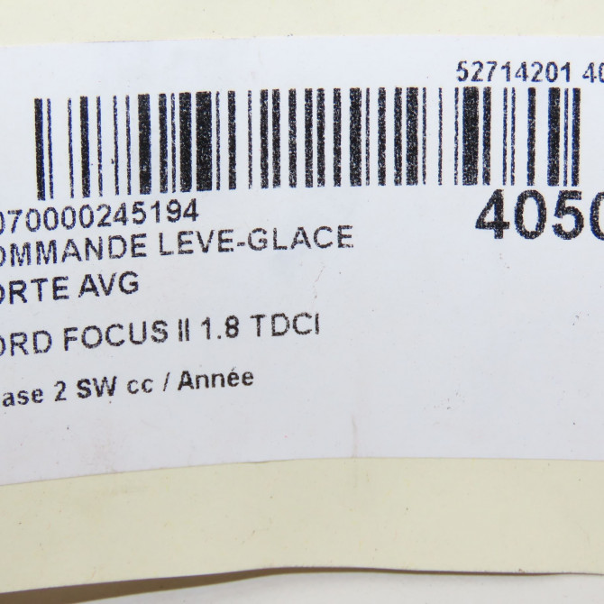 Commande lève-glace porte avant gauche occasion FORD FOCUS II Phase 1 04-1995->04-1999 1.8 TDCI 115ch 1507919 6
