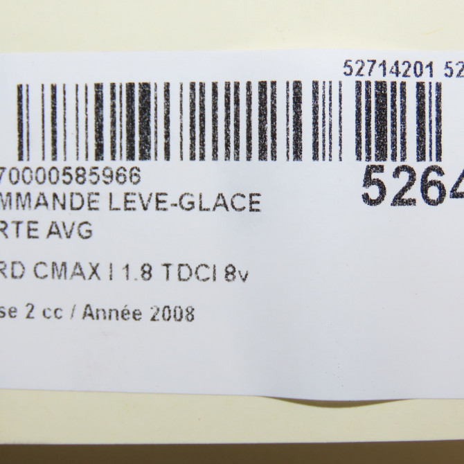 Commande lève-glace porte avant gauche occasion FORD CMAX I Phase 2 03-2007->09-2010 1.8 TDCI 8v 115ch 1507919 5