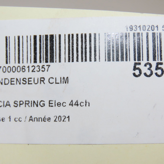 Condenseur clim occasion  921005444R 6