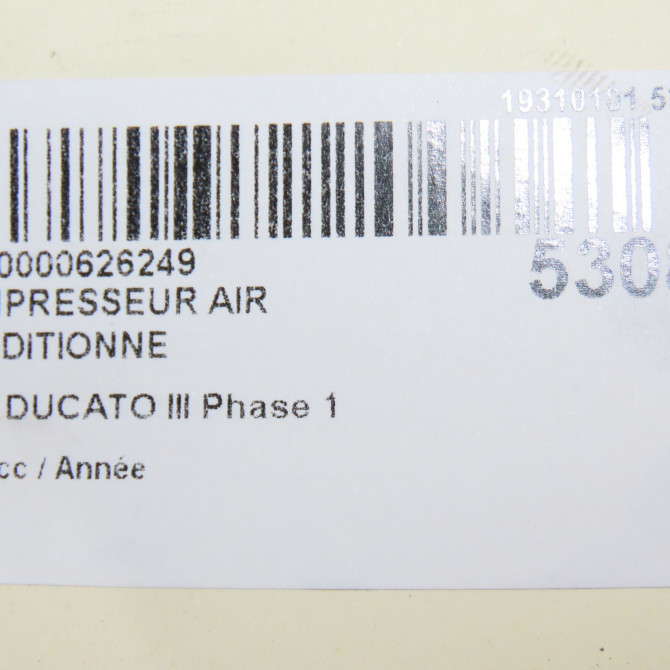Compresseur air conditionne occasion FIAT DUCATO III Phase 1 06-2006->10-2014 1366882080 6