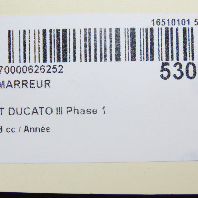 Démarreur occasion FIAT DUCATO III Phase 1 06-2006->10-2014 71798082 7