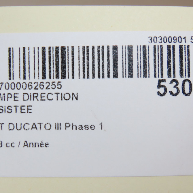 Pompe direction assistee occasion FIAT DUCATO III Phase 1 06-2006->10-2014 1393872080 8