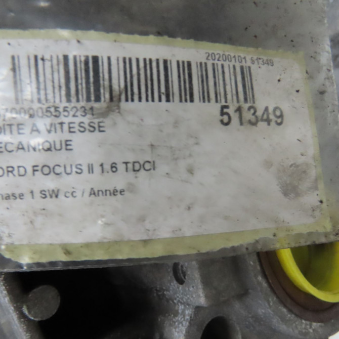 Boîte à vitesse mecanique occasion FORD FOCUS II Phase 1 04-1995->04-1999 1.6 TDCI 90ch 1481206 7