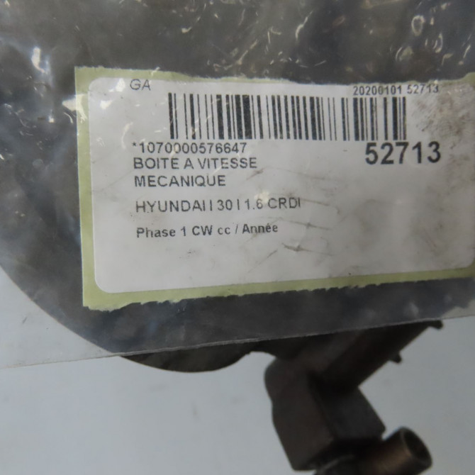 Boîte à vitesse mecanique occasion HYUNDAI I 30 I Phase 1 04-1995->04-1999 1.6 CRDI 115ch 4300023350 7