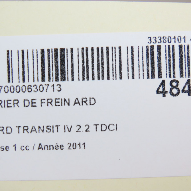 Etrier de frein arrière droit occasion FORD TRANSIT IV Phase 1 09-2006->... 2.2 TDCI 110ch 1521632 6