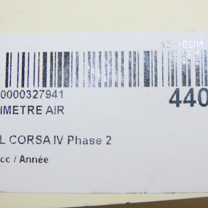 Debimetre air occasion OPEL CORSA IV Phase 2 01-2011->03-2015 13274755 6