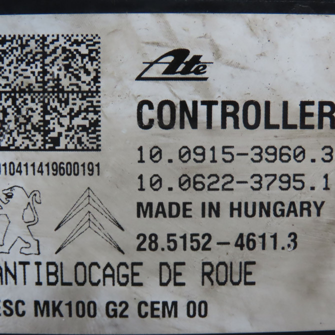 Unité hydraulique ABS occasion PEUGEOT 208 208 Phase 1 2012-03-01->2015-09-30 1.2 VTI 82ch 1616770680 5