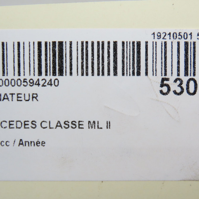 Radiateur occasion MERCEDES CLASSE ML II phase 1 03-2005->09-2008 1645001103 4