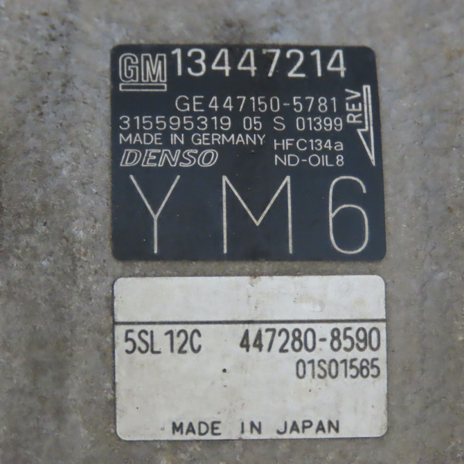 Compresseur air conditionne occasion  95518238 6