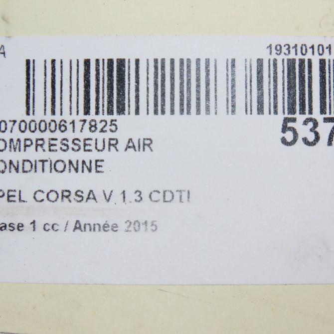Compresseur air conditionne occasion  95518238 8