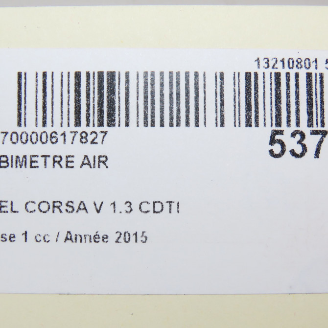 Debimetre air occasion  13274755 8