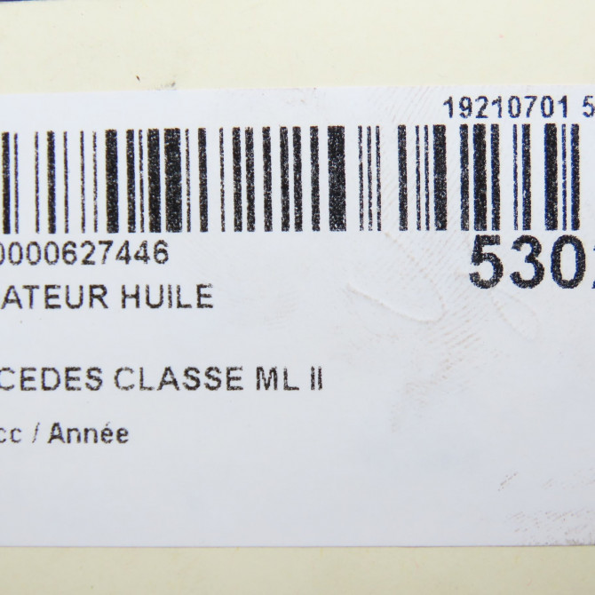 Radiateur huile occasion MERCEDES CLASSE ML II phase 1 03-2005->09-2008 5