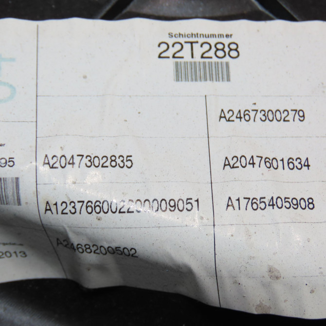 Mecanisme+moteur leve-glace ard occasion MERCEDES CLASSE B II Phase 1 09-2011->12-2014 2467300279 5