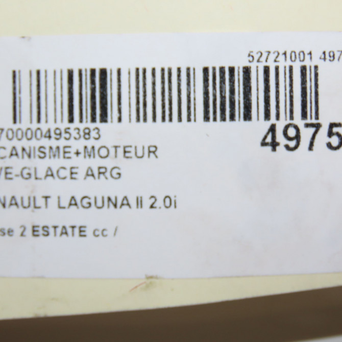 Mecanisme+moteur leve-glace arg occasion  8200305720 6
