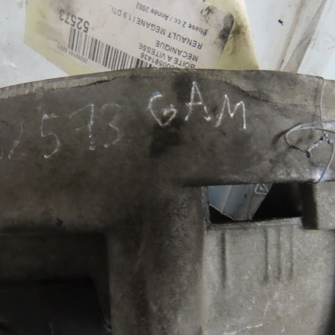 Boîte à vitesse mecanique occasion RENAULT MEGANE I Phase 2 03-1999->06-2003 1.9 DTI 7701714664 5