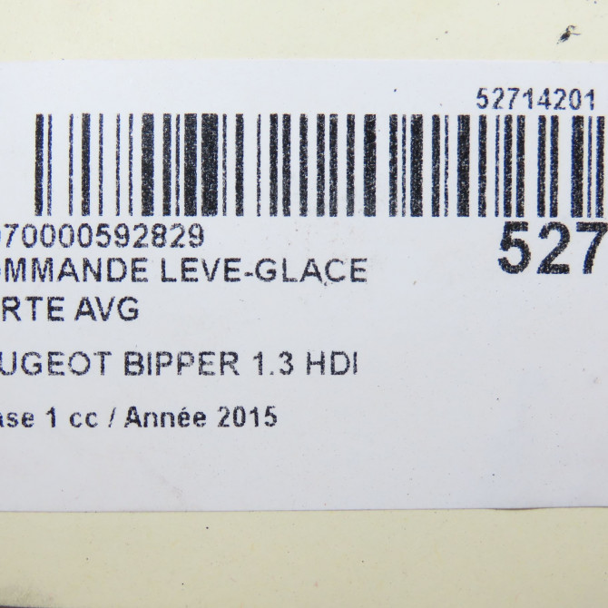 Commande lève-glace porte avant gauche occasion PEUGEOT BIPPER Phase 1 03-2008->... 1.3 HDI 75ch 1618106380 5