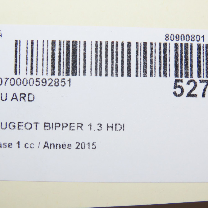 Feu arrière droit occasion PEUGEOT BIPPER Phase 1 03-2008->... 1.3 HDI 75ch 1624216980 6