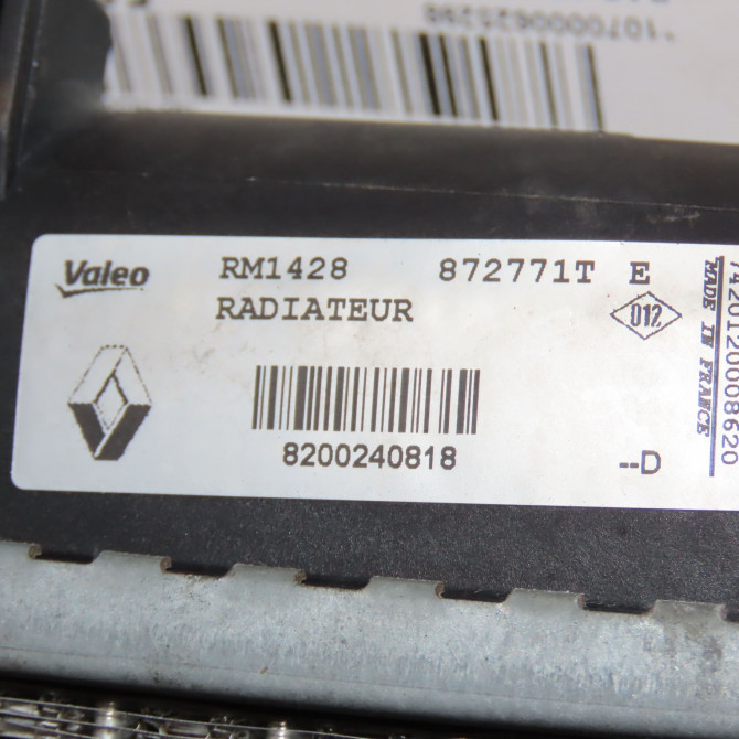 Radiateur occasion RENAULT KANGOO I Phase 2 03-2003->06-2010 1.5 DCI 70ch 8200240818 3