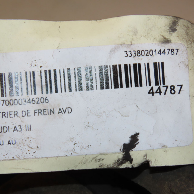 Etrier de frein avant droit occasion AUDI A3 III 8V0615124 3