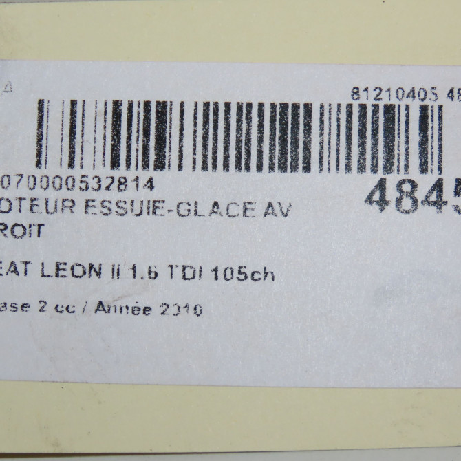 occasion SEAT LEON II Phase 2 05-2009->09-2012 1.6 TDI 105ch 1P0955120B 7