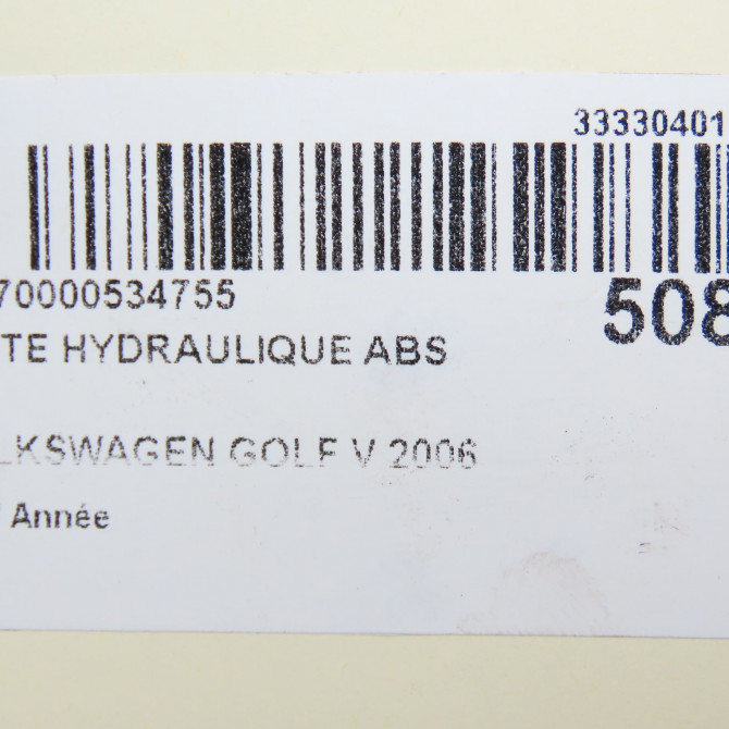 Unité hydraulique ABS occasion VOLKSWAGEN GOLF V 1K0614517ACBEF 6
