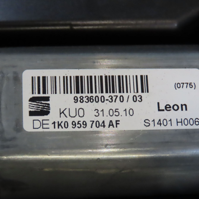 Mecanisme+moteur leve-glace ard occasion SEAT LEON II Phase 2 05-2009->09-2012 1P0839462A 5