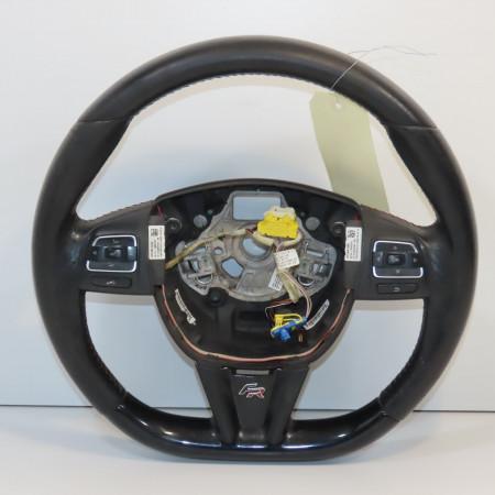 Volant de direction occasion SEAT LEON II Phase 2 05-2009->09-2012 5P0419091BBB0W