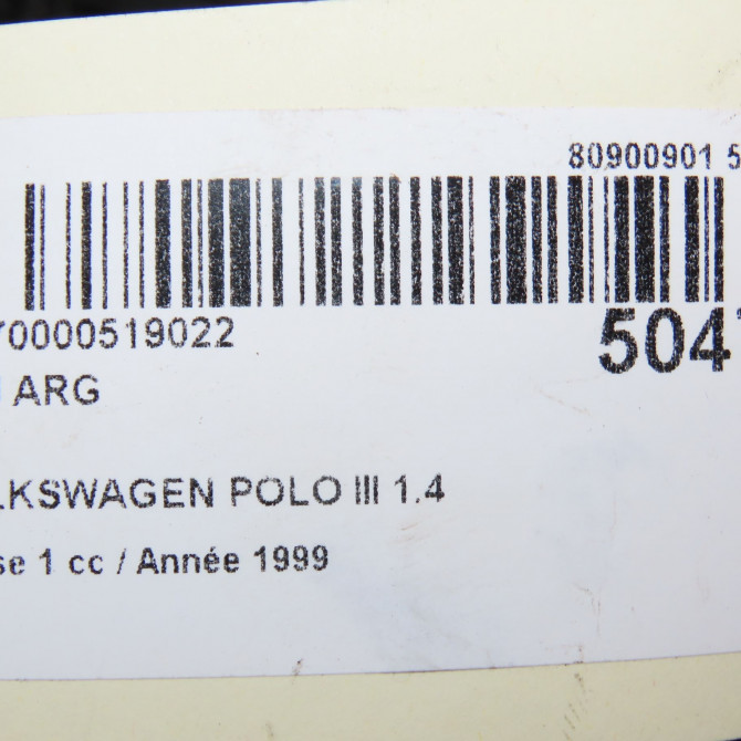 Feu arrière gauche occasion VOLKSWAGEN POLO III Phase 1 10-1994->11-1999 1.4 6N0945095B 7
