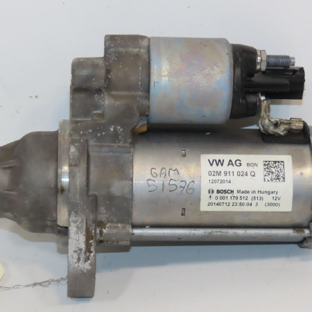 Démarreur occasion VOLKSWAGEN POLO V Phase 2 02-2014->... 1.2i 90ch 2M911024H