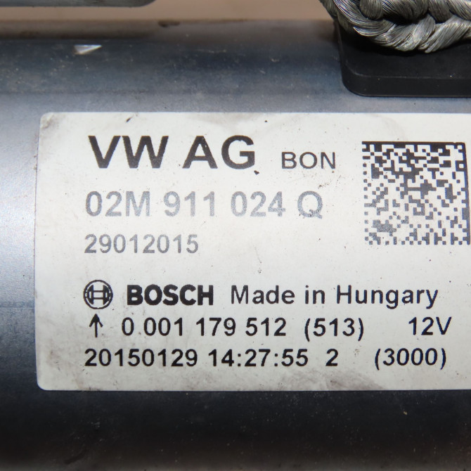 Démarreur occasion VOLKSWAGEN POLO V Phase 2 02-2014->... 1.2i 90ch 2M911024H 5