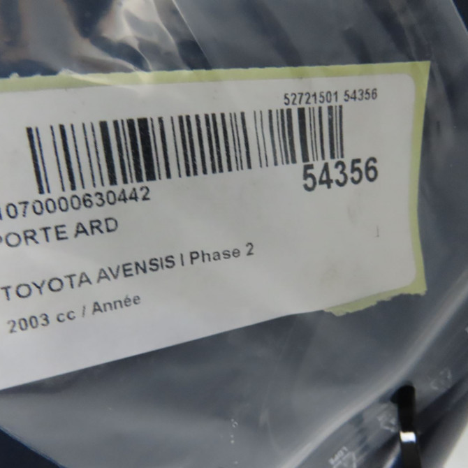 Porte arrière droite occasion TOYOTA AVENSIS I Phase 2 09-2000->05-2003 6700305110 5