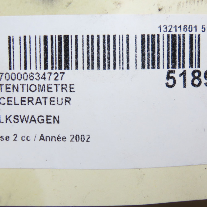 Potentiometre accelerateur occasion 6