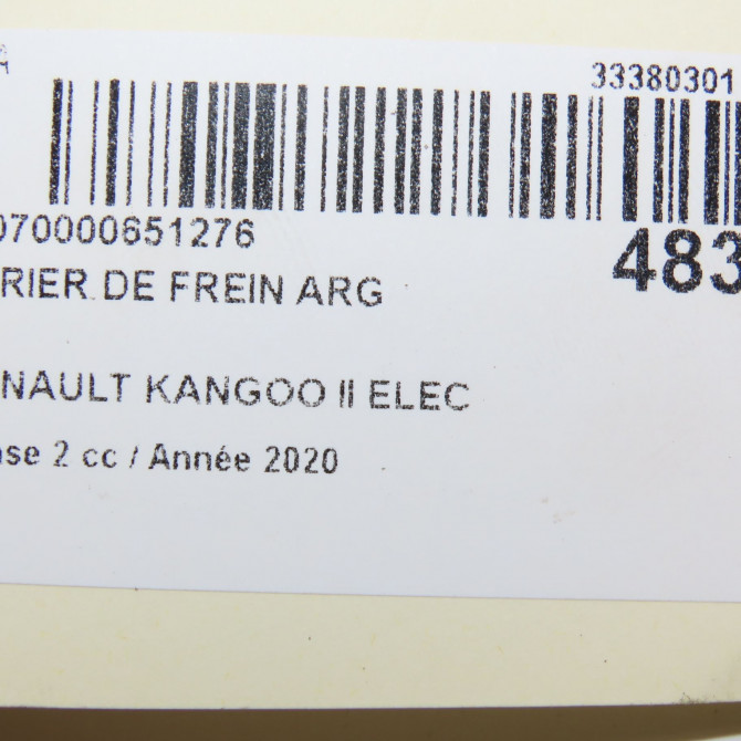 Etrier de frein arrière gauche occasion RENAULT KANGOO II Phase 2 01-2013->... ELEC 440118627R 4