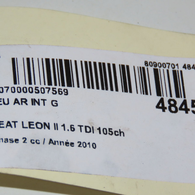 Feu arrière interieur gauche occasion SEAT LEON II Phase 2 05-2009->09-2012 1.6 TDI 105ch 1P0945107F 5