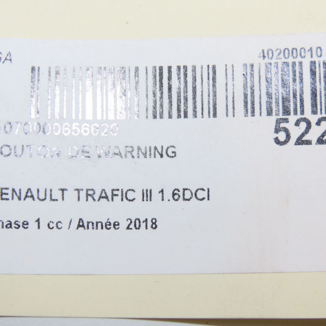 Bouton de warning occasion  252100622R 5