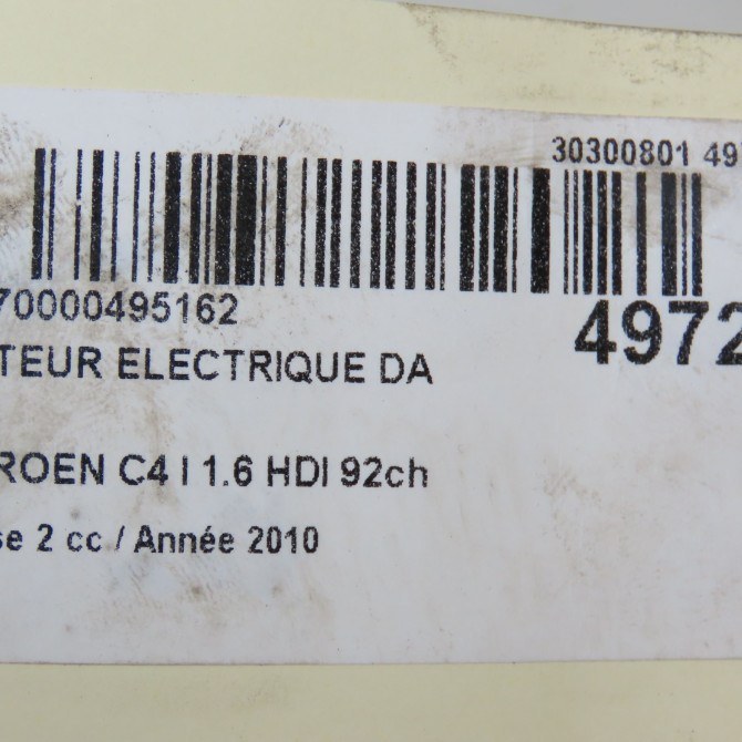 Moteur electrique de direction assistée occasion CITROEN C4 I Phase 2 07-2008->10-2010 1.6 HDI 92ch 400832 7