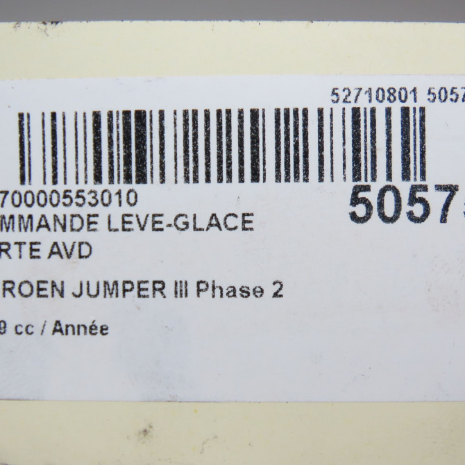 Commande lève-glace porte avant droite occasion CITROEN JUMPER III Phase 2 06-2014->... 4