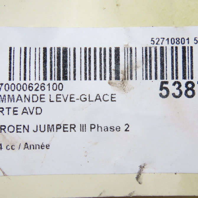 Commande lève-glace porte avant droite occasion CITROEN JUMPER III Phase 2 06-2014->... 5
