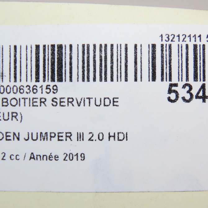 occasion CITROEN JUMPER III Phase 2 06-2014->... 2.0 HDI 130ch 5