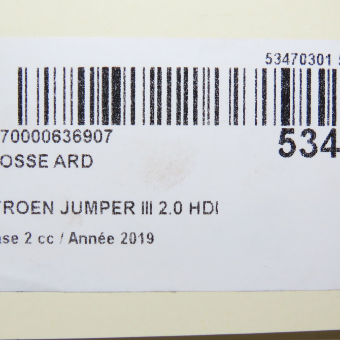 Crosse ard occasion CITROEN JUMPER III Phase 2 06-2014->... 2.0 HDI 130ch 1637185280 5