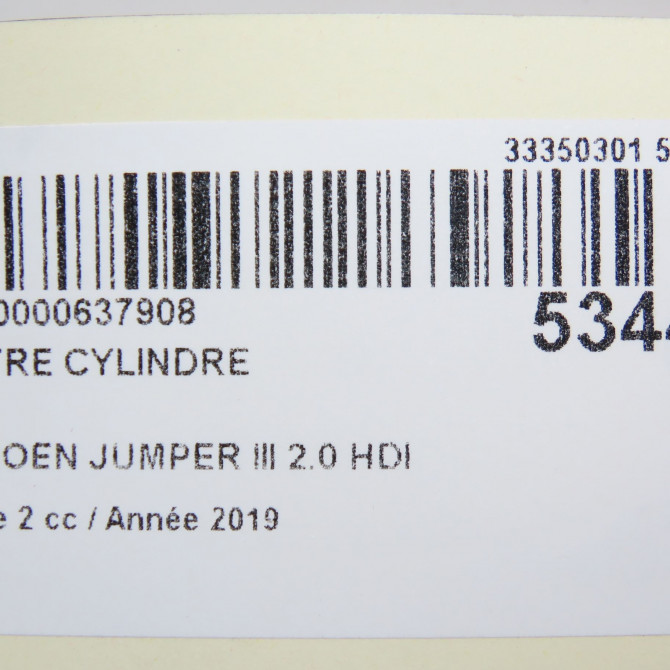 Maitre cylindre occasion CITROEN JUMPER III Phase 2 06-2014->... 2.0 HDI 130ch 1612441380 6