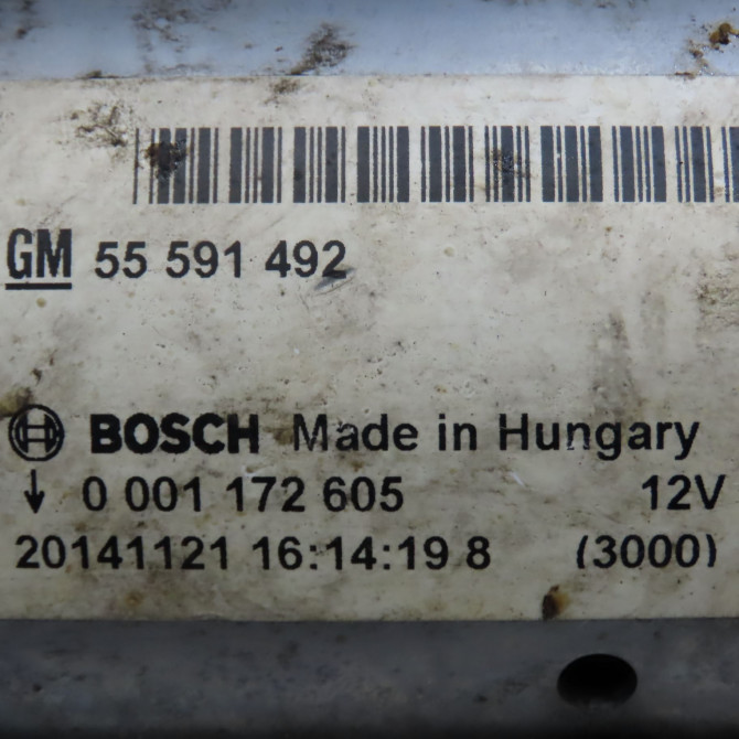 Démarreur occasion OPEL CORSA IV Phase 2 01-2011->03-2015 95520347 5