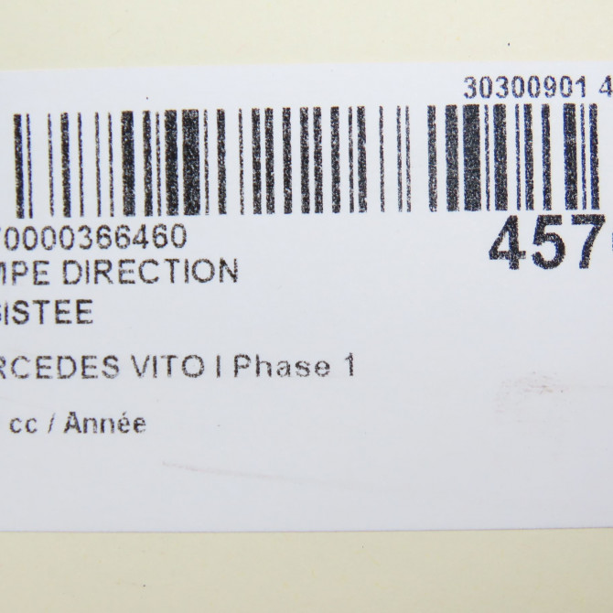Pompe direction assistee occasion VITO I Phase 1 04-1996->10-2003 6