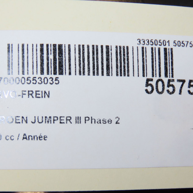 Servo-frein occasion CITROEN JUMPER III Phase 2 06-2014->... 1612440380 7